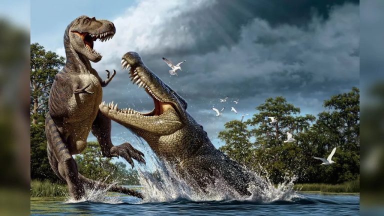 Cretaceous ‘terror crocodile’ crushed dinosaurs with banana-size teeth